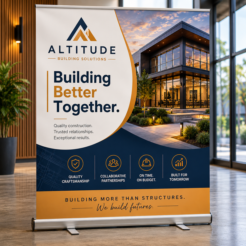 Large Retractable Banner